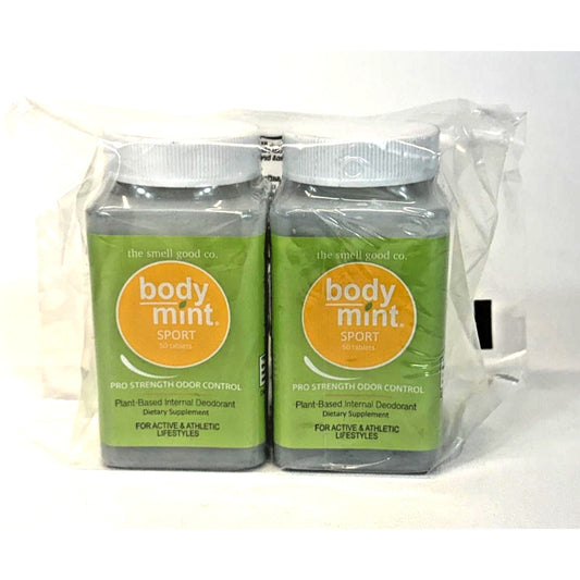 Body Mint Sport for Active & Athletic Lifestyles Pack of 2 (100 Tablets)