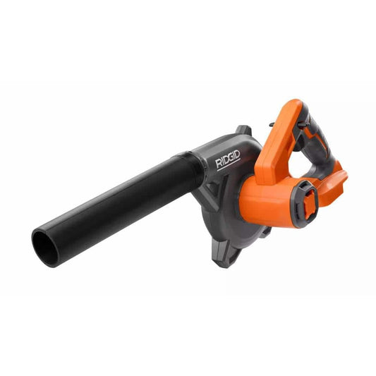 Ridgid 18V Lithium-Ion Cordless Compact Jobsite Blower with Inflator/Deflator Nozzle
