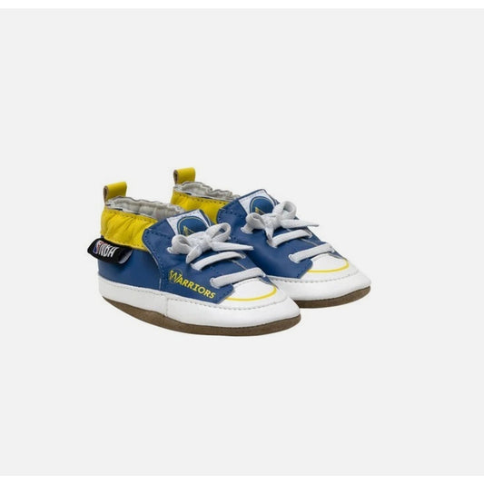 Infant Robeez Golden State Warriors NBA Soft Sole Casual Shoes 12-18 Months