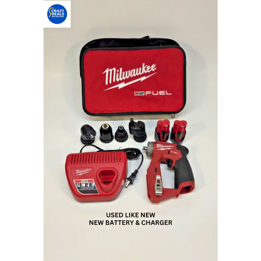 M12 FUEL 12V Brushless Cordless 4-In-1 Installation 3/8 In. Drill Driver Kit