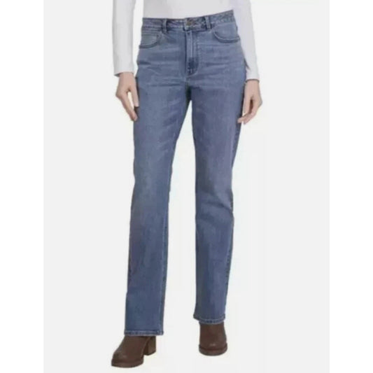 Wrangler Women’s High-Rise Bootcut Jeans Free to Stretch Blue Sz 6/28 32” Inseam