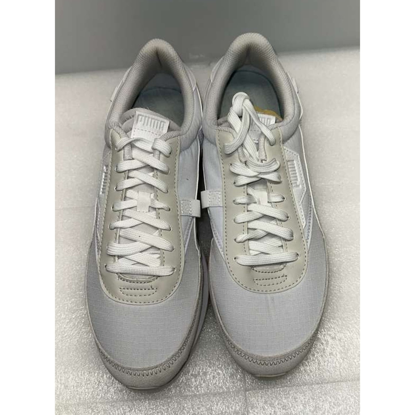 Puma Future Rider Play On Grey White Men Unisex Casual Lifestyle Shoes Size 11.5