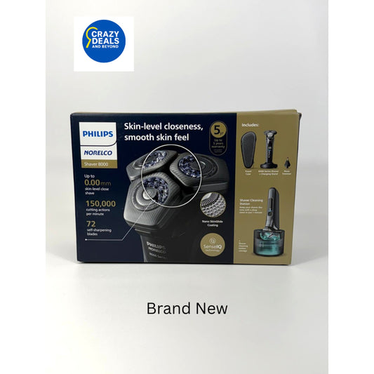 Philips Norelco Shaver 8000, Electric Shaver, Wet & Dry, with SenseIQ. New OB