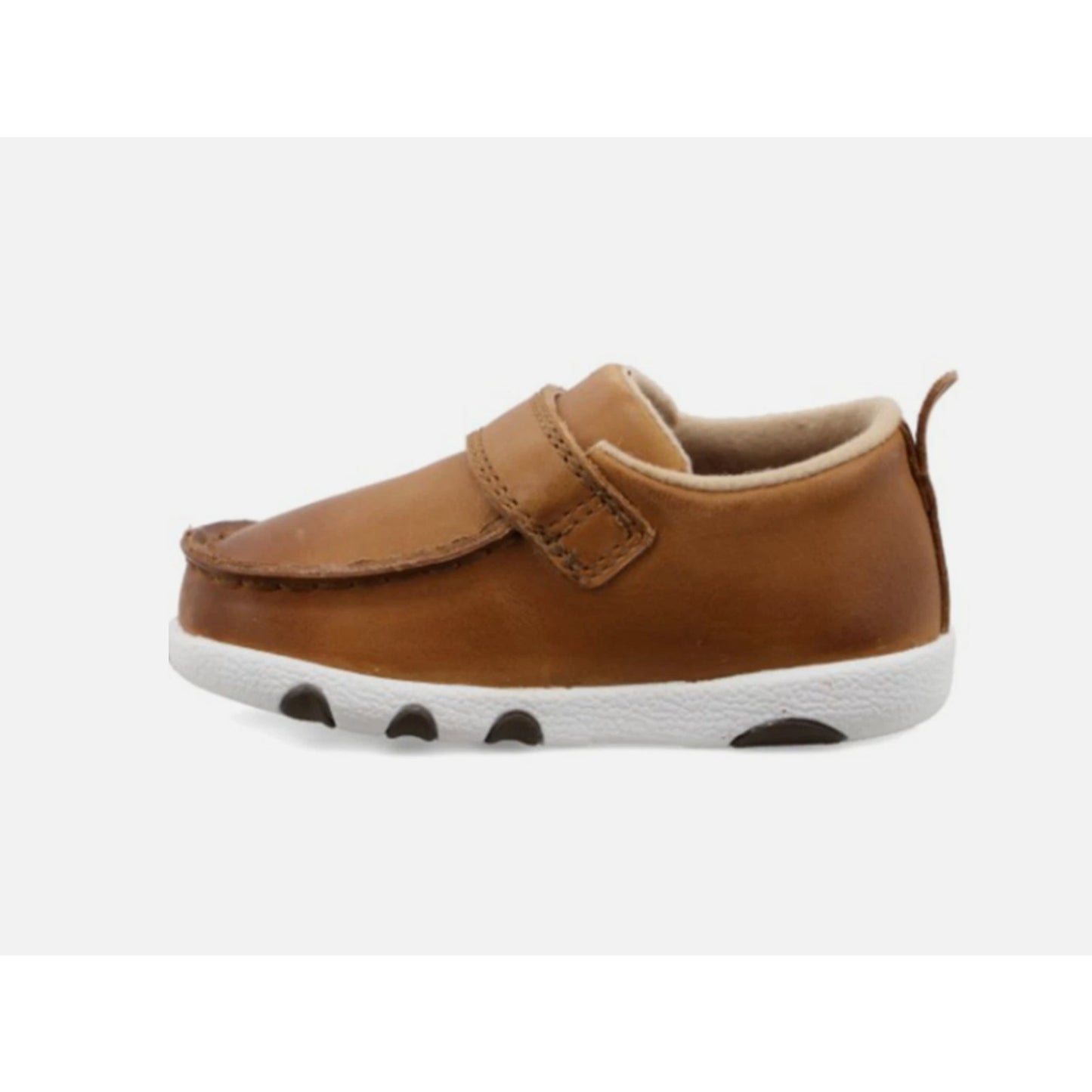 Twisted X Boots Boys ICA0023 Infant Twisted X Distressed Leather Moc 7 Tan