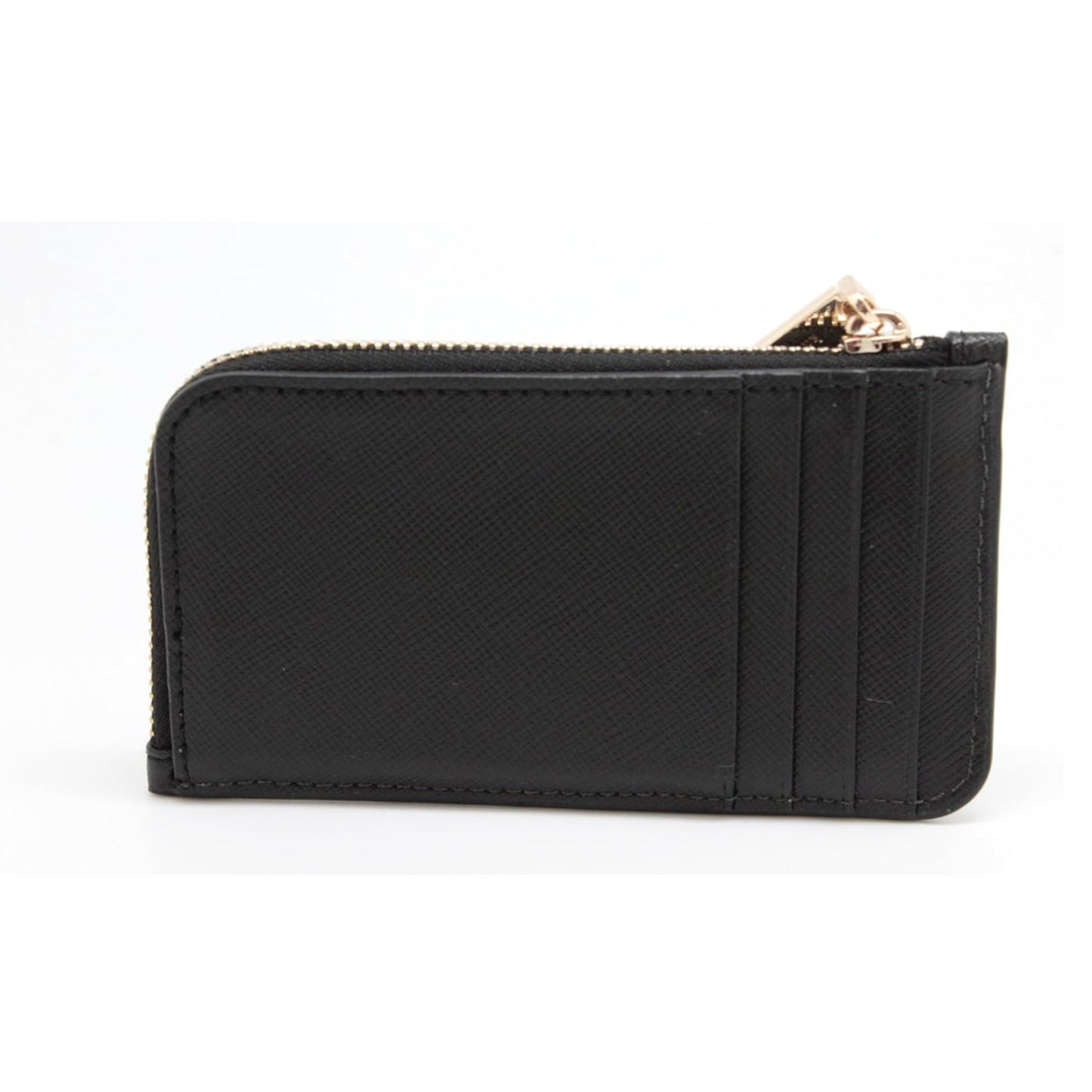Kate Spade Madison Small Saffiano Leather Top Zip Card Holder Black KC583 L-Zip