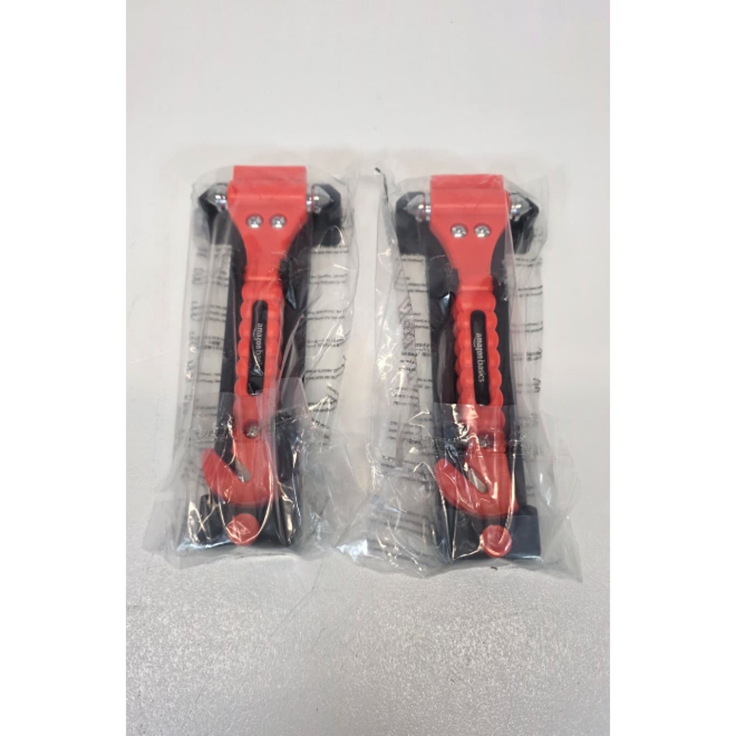 Emergency Seat Belt Cutter and Window Hammer Tool, 2 Pack