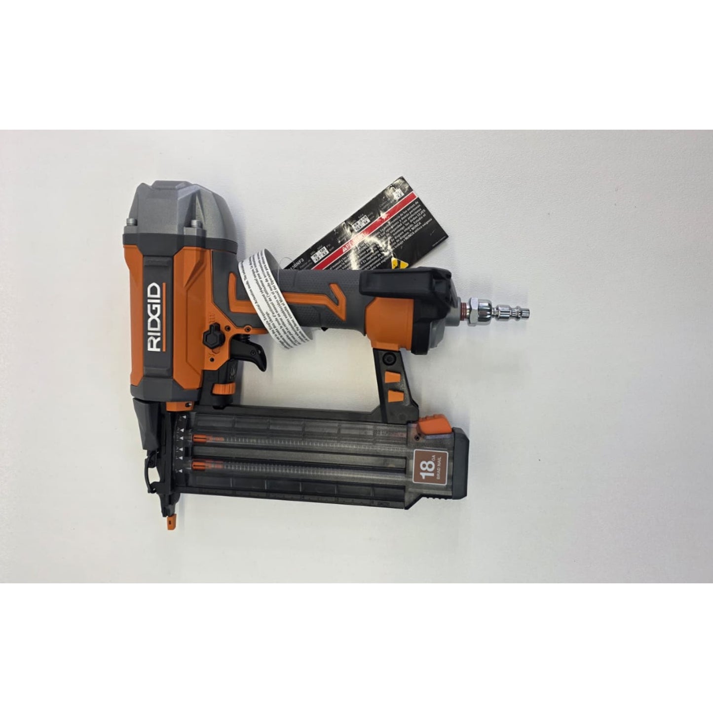 RIDGID Pneumatic 18-Gauge 2-1/8 in. Brad Nailer R213BNF3