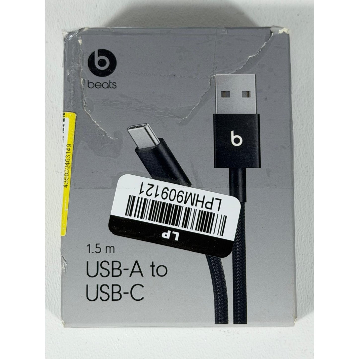 Beats USB-A to USB-C Woven Cable (1.5m) - Bolt Black