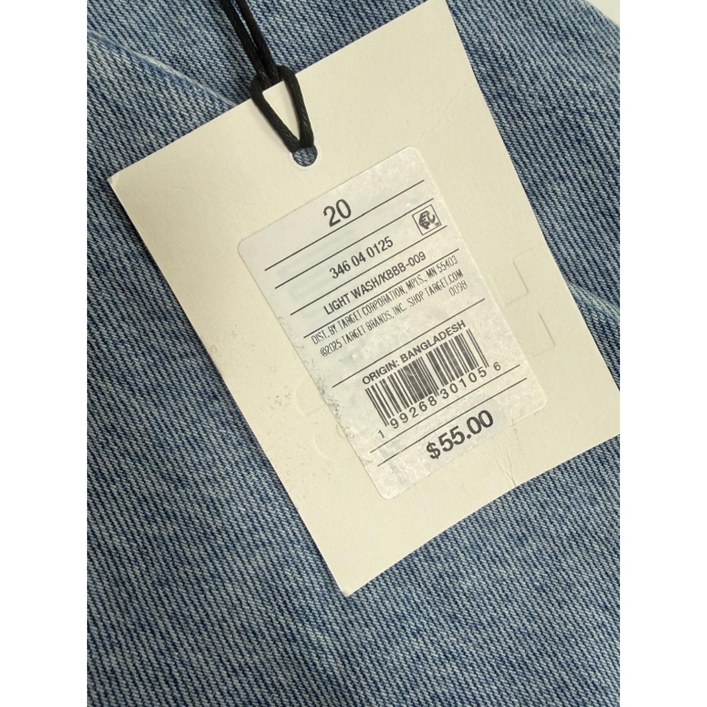 KBB by KAHLANA Women's Mid-Rise Tapered Leg 'The Dylan Jean' - Light Wash 20