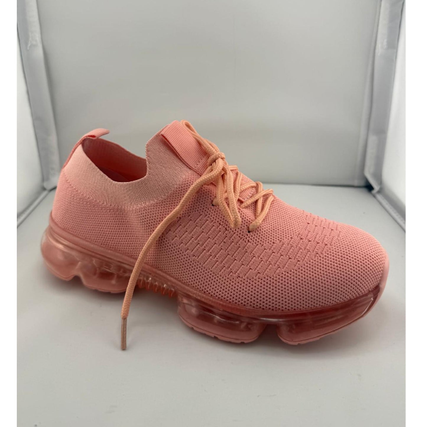 Urban Sport Aero Sneaker Pastel Pink Knit - Pink 7 Medium