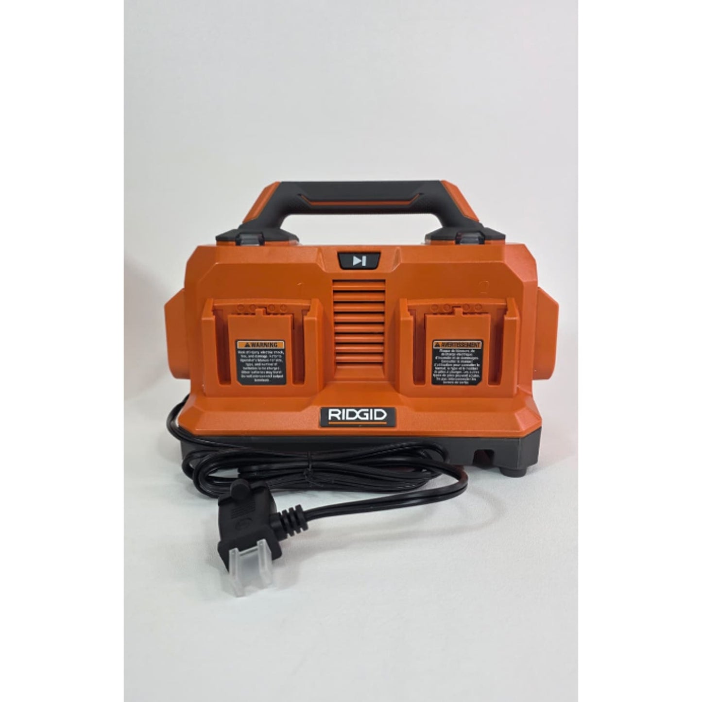 Ridgid 18V Volt 6 Port Sequential Battery Charger Station Orange AC86096