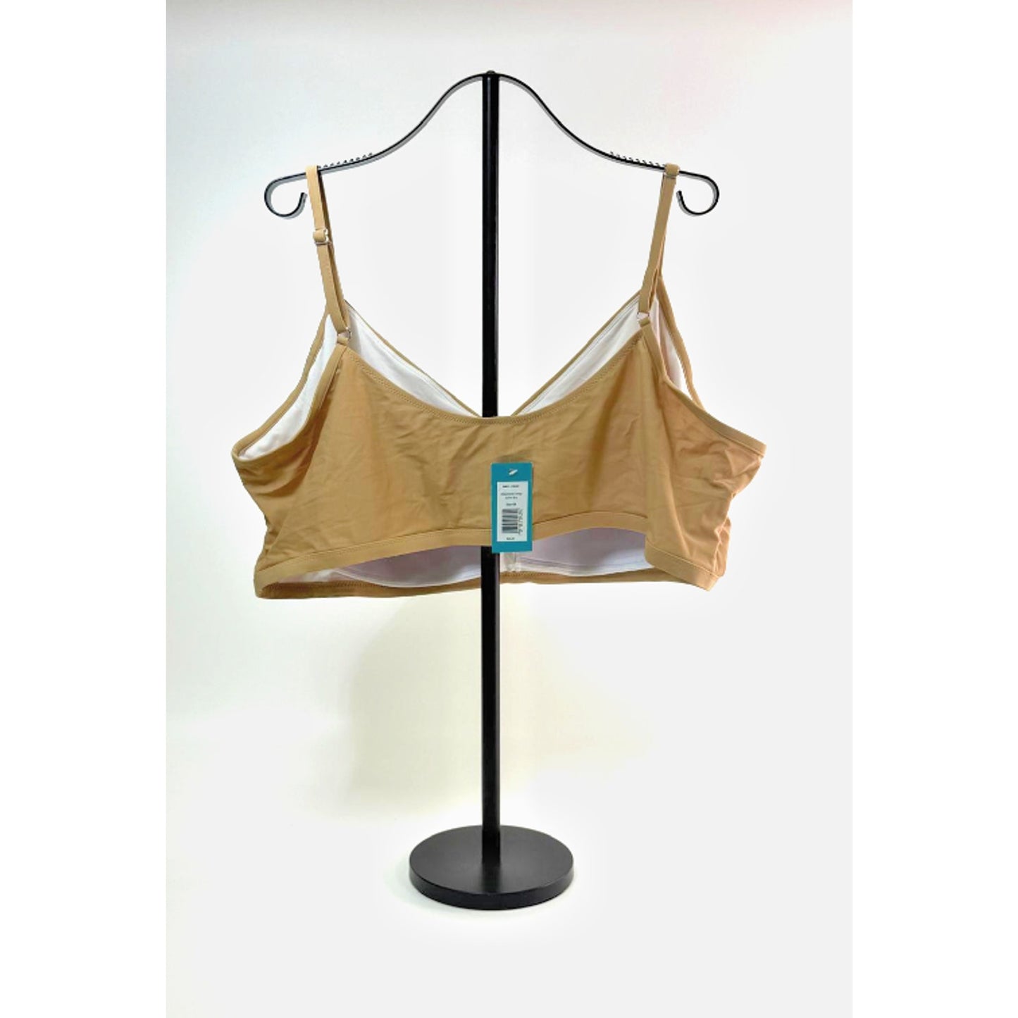 CALYPSA Adjustable Strap Swim Bra 6X