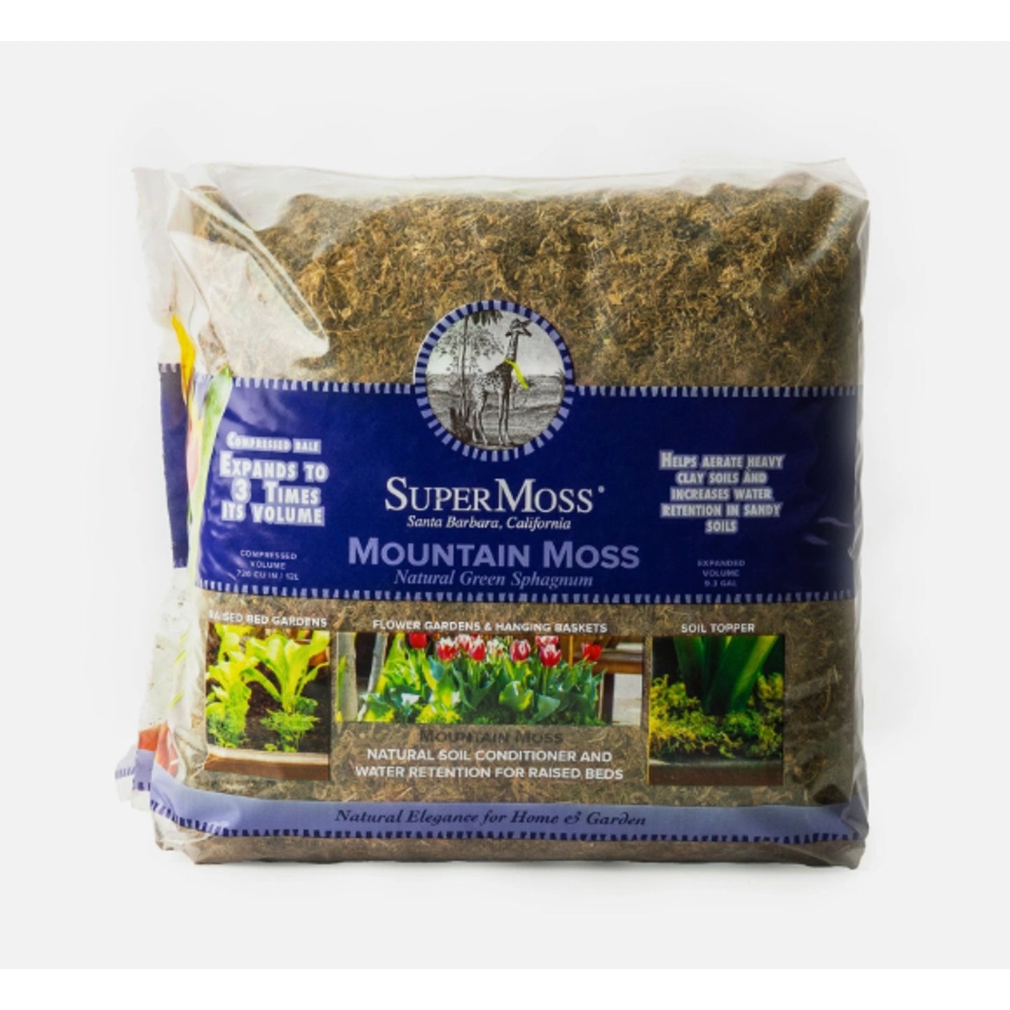 SuperMoss (23825) Mountain Moss Dried Natural 5lb Small Bale