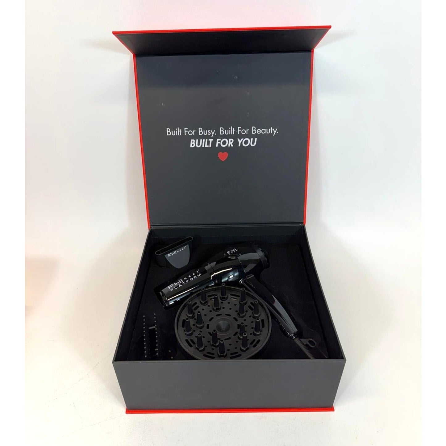 FHI Heat Platform 1900 Tourmaline Ceramic Nano Lite Hair Dryer - 3 Attachments