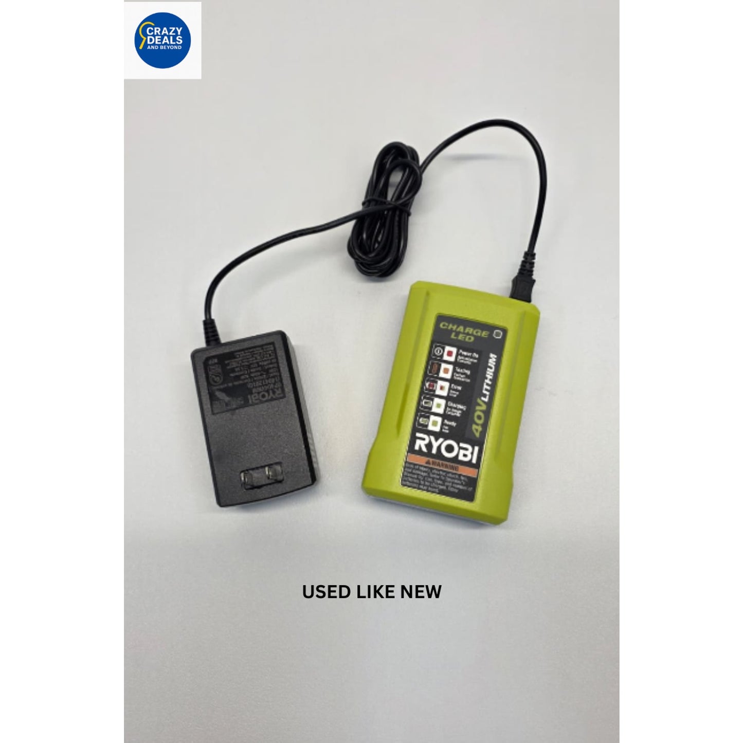 RYOBI OP404VNM 40V 40 Volt Lithium Ion Compact SLIM Battery Charger