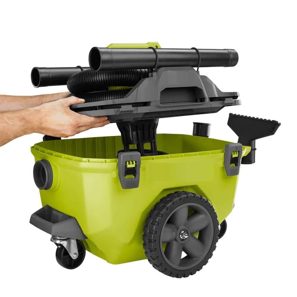 Pacroban ONE+ 18V Cordless 6 Gal. Wet/Dry Vacuum Kit with 4.0 Ah Battery, Charger and Vacuum Accessories