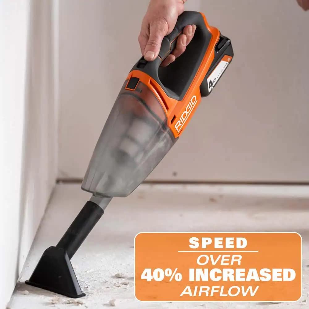 Ridgid 18V Cordless Hand Held Vacuum (Tool Only)