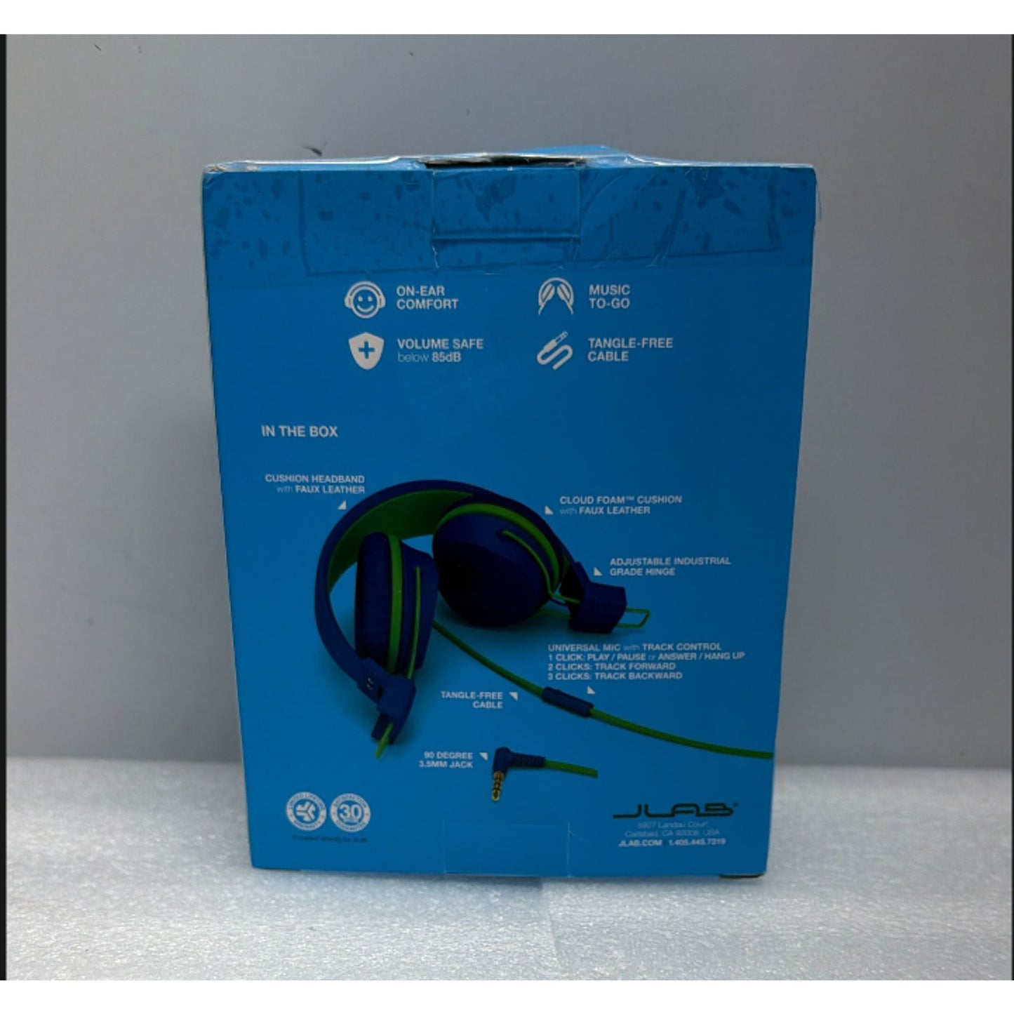 New JLab JBuddies Studio ON EAR Wired Headphones for Children Kid Safe Volume