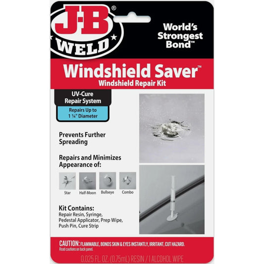 J-B Weld 2100 Windshield Saver Repair Kit, 2 fl. oz