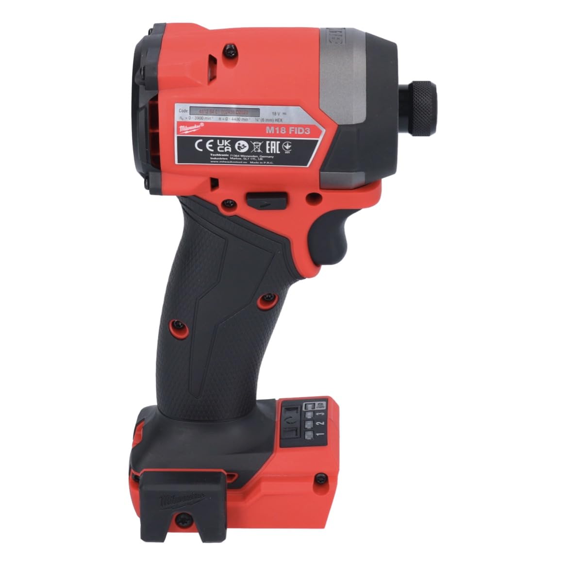 Milwaukee 2953-20 18V Lithium-Ion Brushless Cordless 1/4'' Hex Impact Driver (Bare Tool), Red