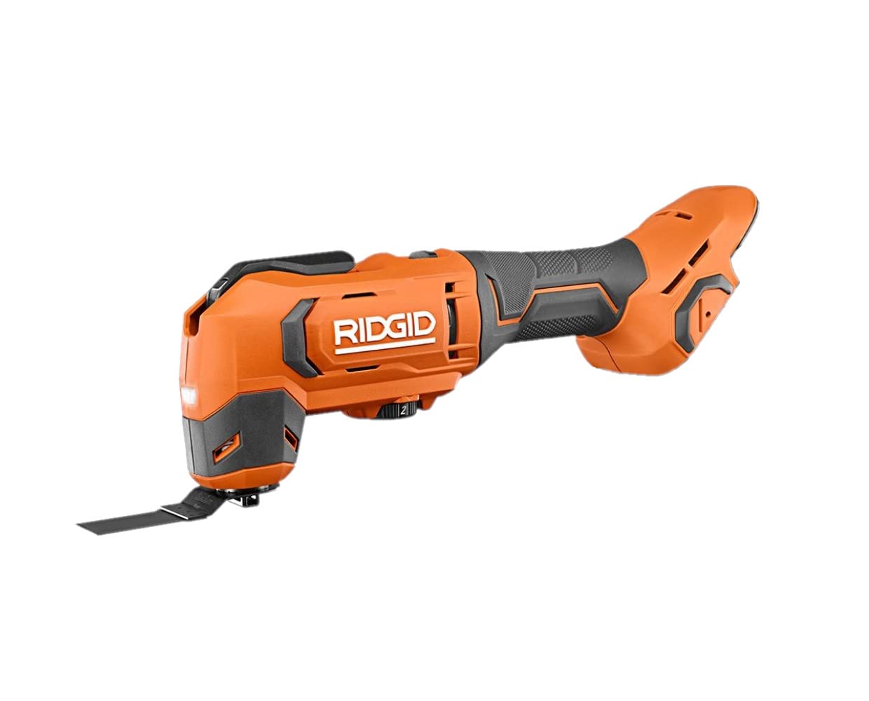 Ridgid 18V Cordless Oscillating Multi-Tool (Tool Only) 20,000 Oscillations Per Minute, Orange