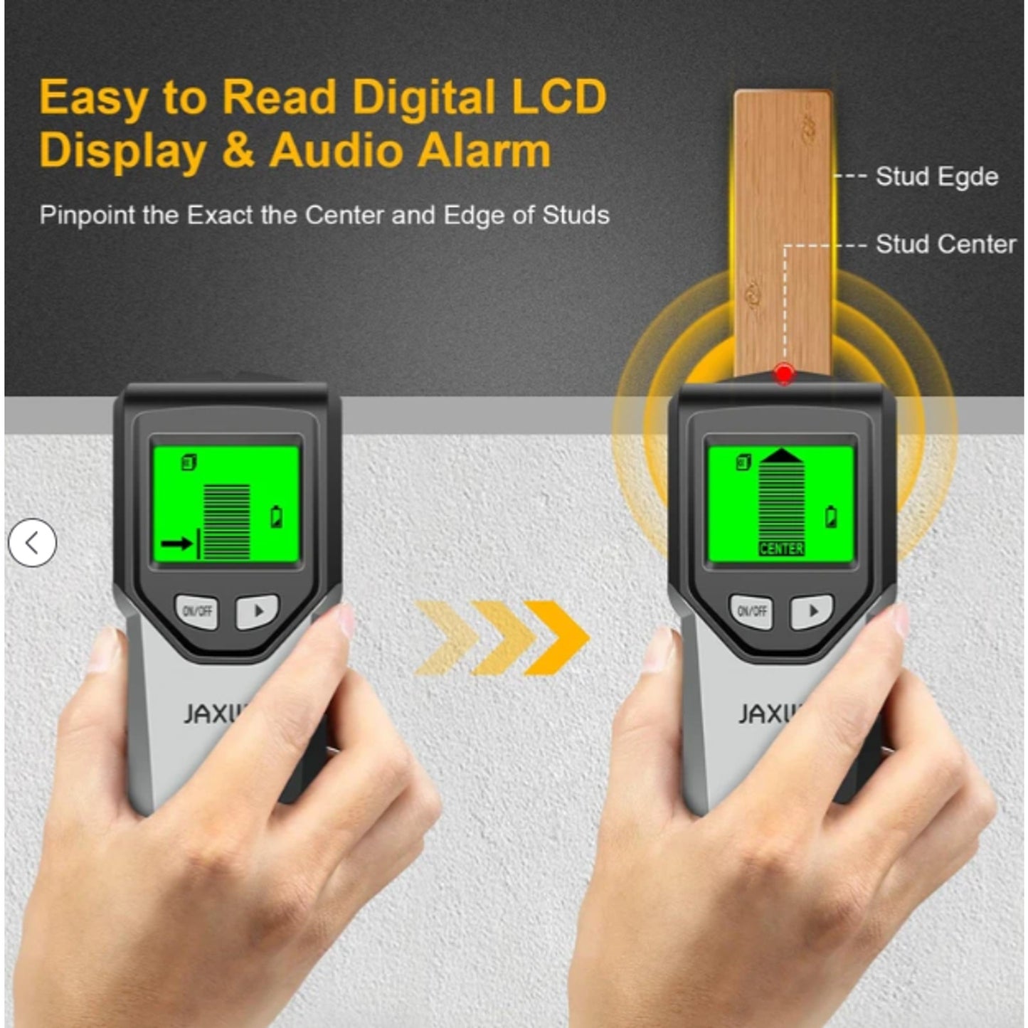 JAXWQ Stud Finder Wall Scanner - 5 in 1 Stud Finder Tool