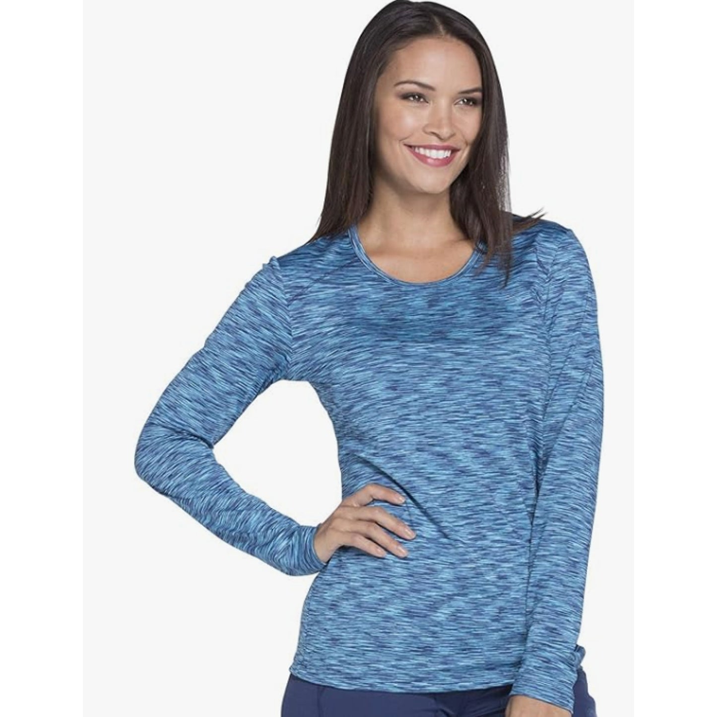 Dickies Dynamix UnderMedical Scrubs for Women Long Sleeve Knit Tee DK920 XS Navy