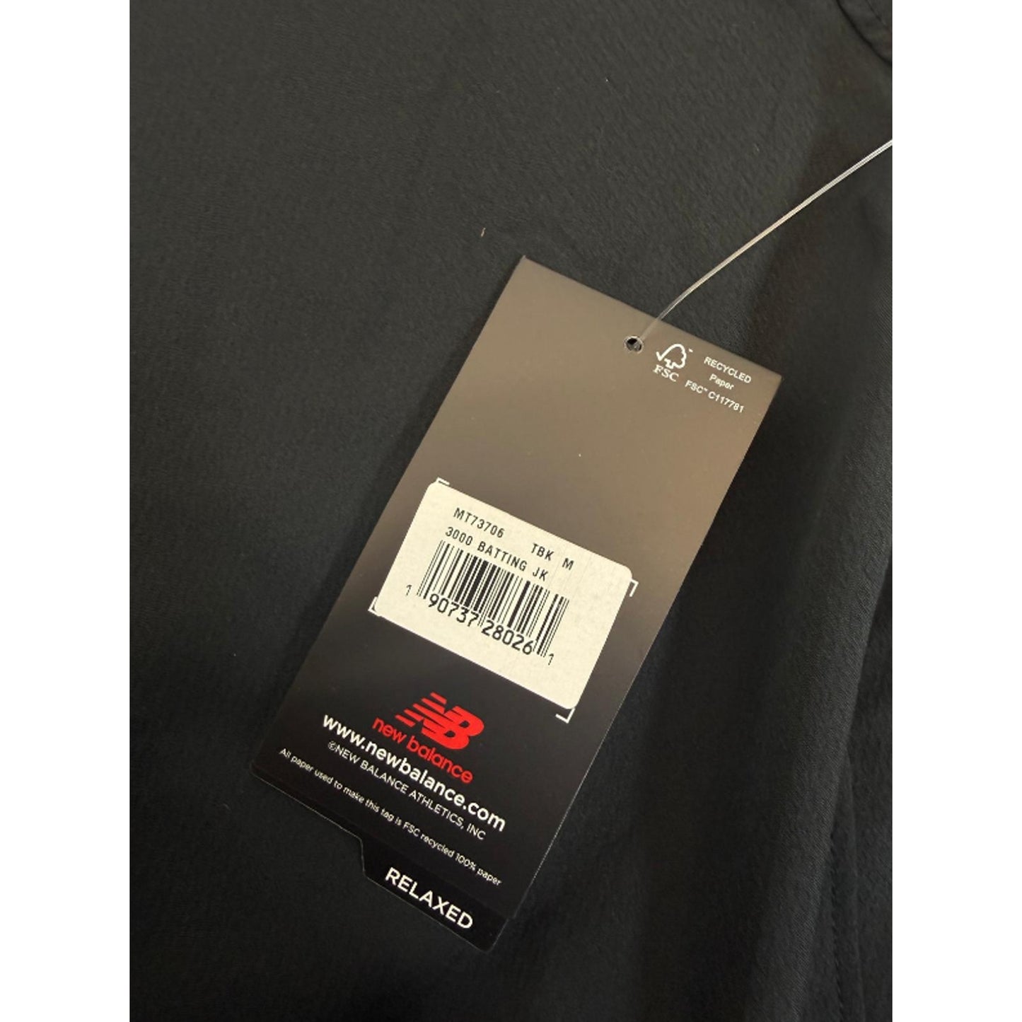 New Balance Men's Short Sleeve 3000 Baseball Batting Jacket Size M