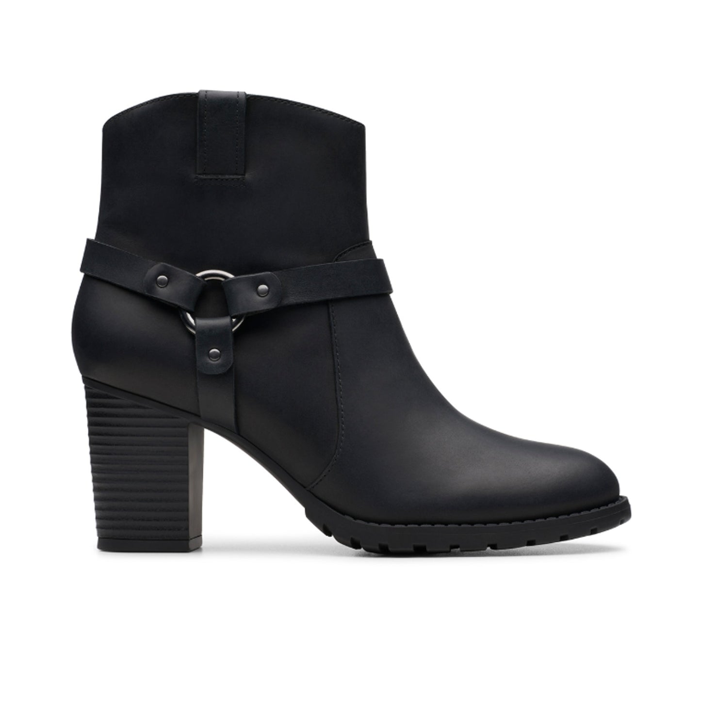 Clarks VERONA ROCK Womens Leather Pointed Toe Ankle Boots Size 7 M