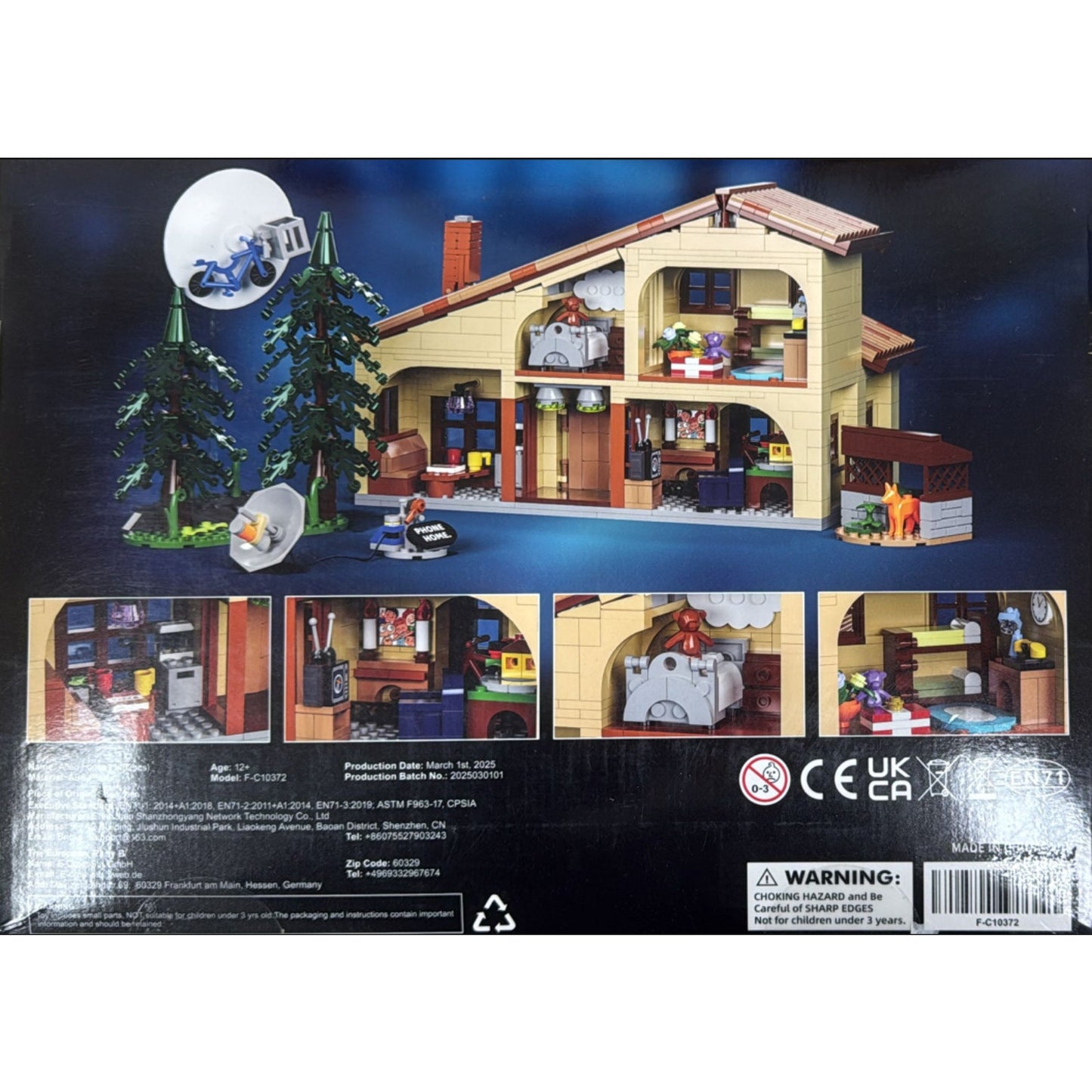 New Aliens Building Blocks Set Et House 1452 Pcs