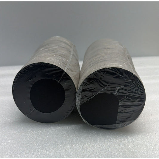 Hoffmaster 876107 Round Two-Sided Coaster, 4" Black (Pack of 500)