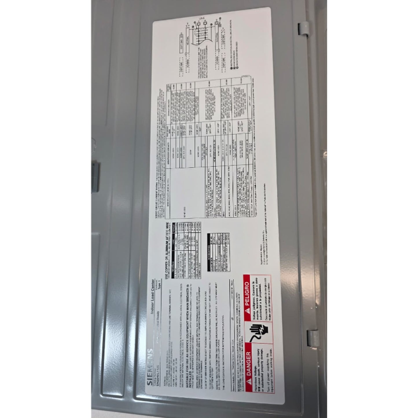 Siemens SN2040L1125 125A 20/40-Circuit Indoor Main Lug Neutral Load Center