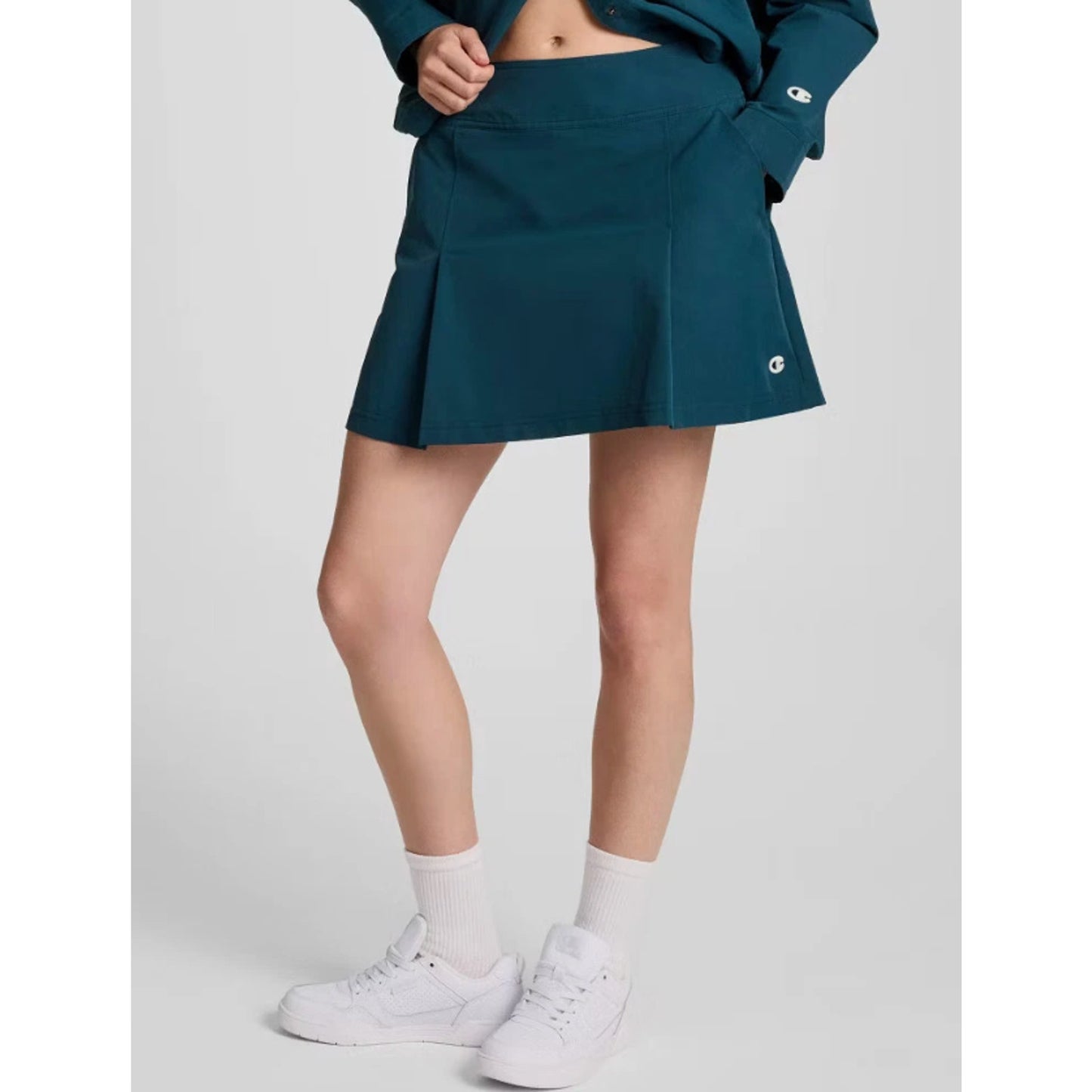 Champion Women's Pleated Skort - Teal Blue 10