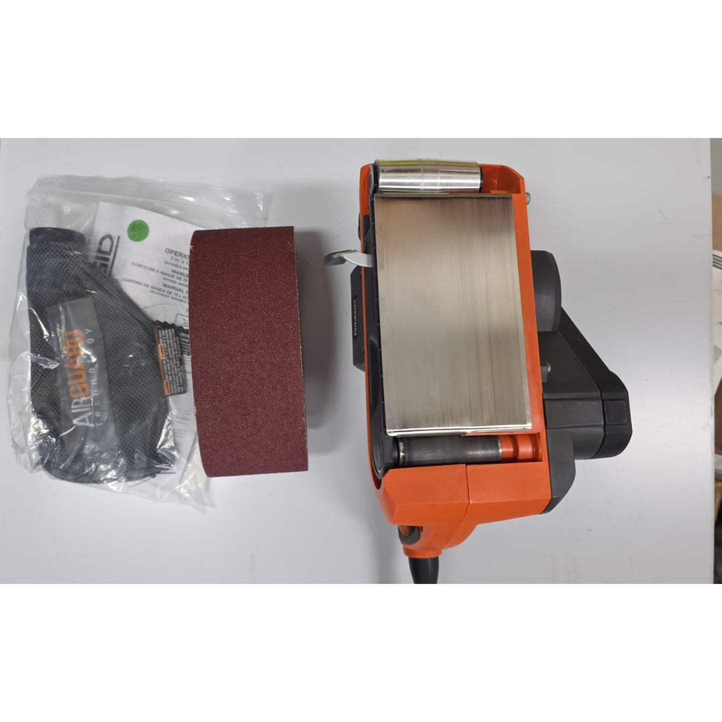 RIDGID R2740 3″ x 18″ Without Bag Corded Electric Belt Sander