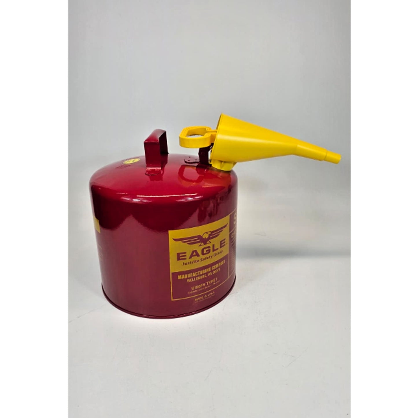 Eagle Steel Safety Gas Can 5 gal