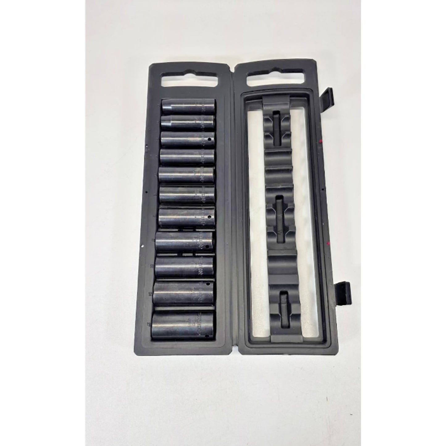 Husky 1/2 in. Drive Metric 6-Point Impact Socket Set w/ Storage Case (11-Piece)