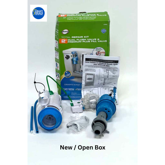 Danco HydroRight Toilet Repair Kit with Dual Flush Valve Push Button Handle