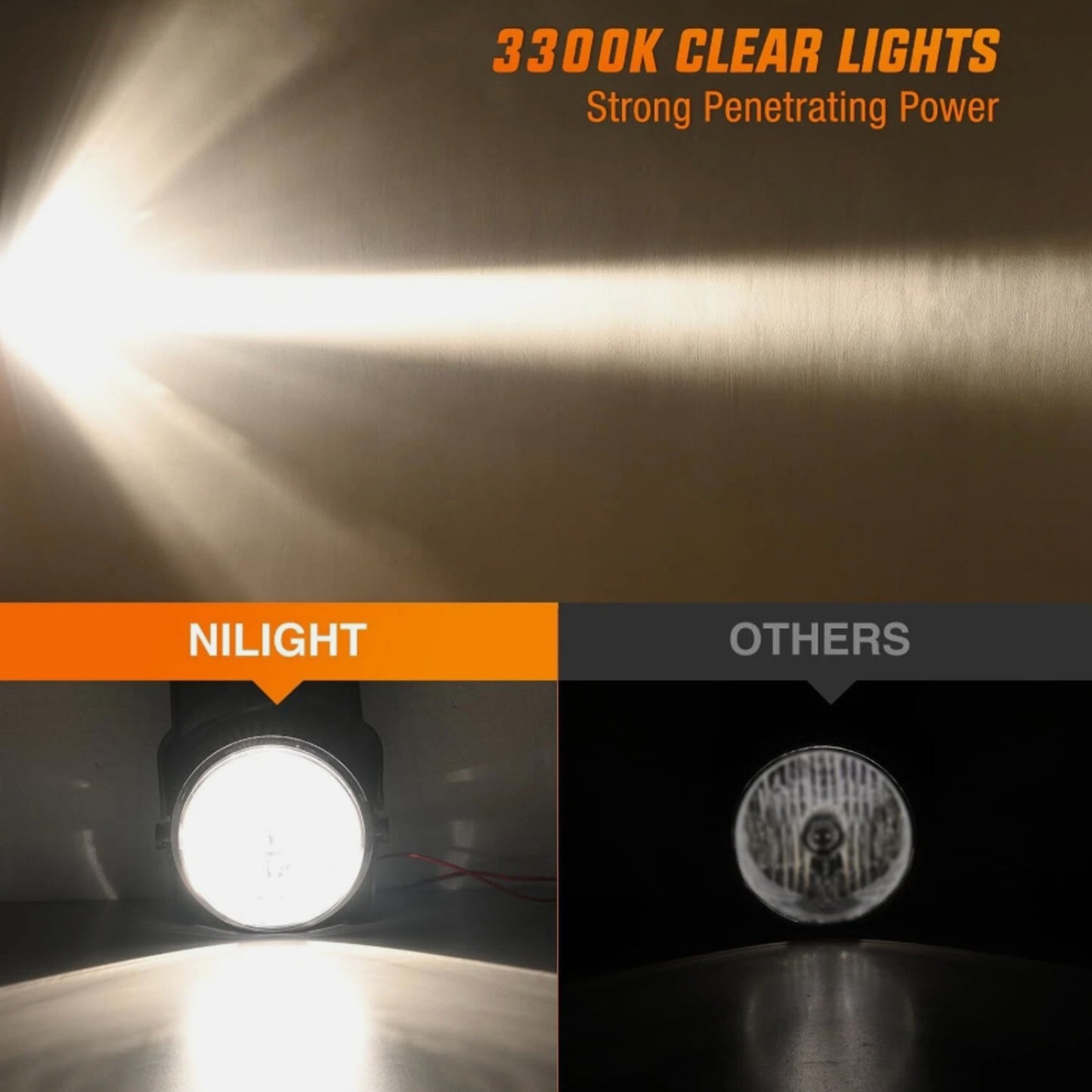 Nilight Fog Lights Assembly for 2003-2006 GMC Sierra 1500 1500HD 2500 2500HD