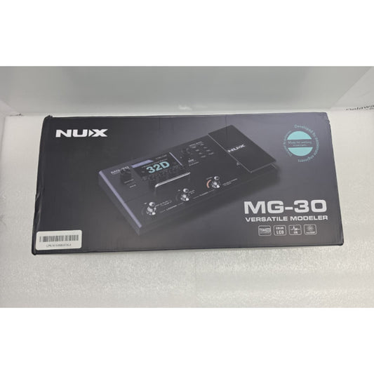 NUX MG30 Multi-Effects and Amp Modeler Effects Pedal Black