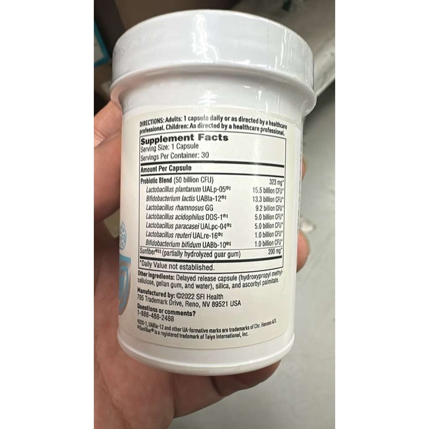 Klaire Labs SFI Health Ther-Biotic Synbiotic Prebiotics & Probiotic (3 x 30ct)