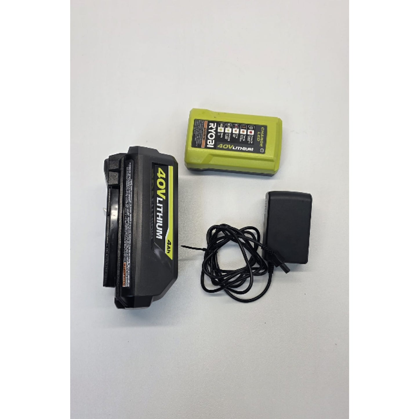 RYOBI Ezclean 600 PSI 0.7 GPM Cold Water Power Clean Kit With 40V 4Ah battery