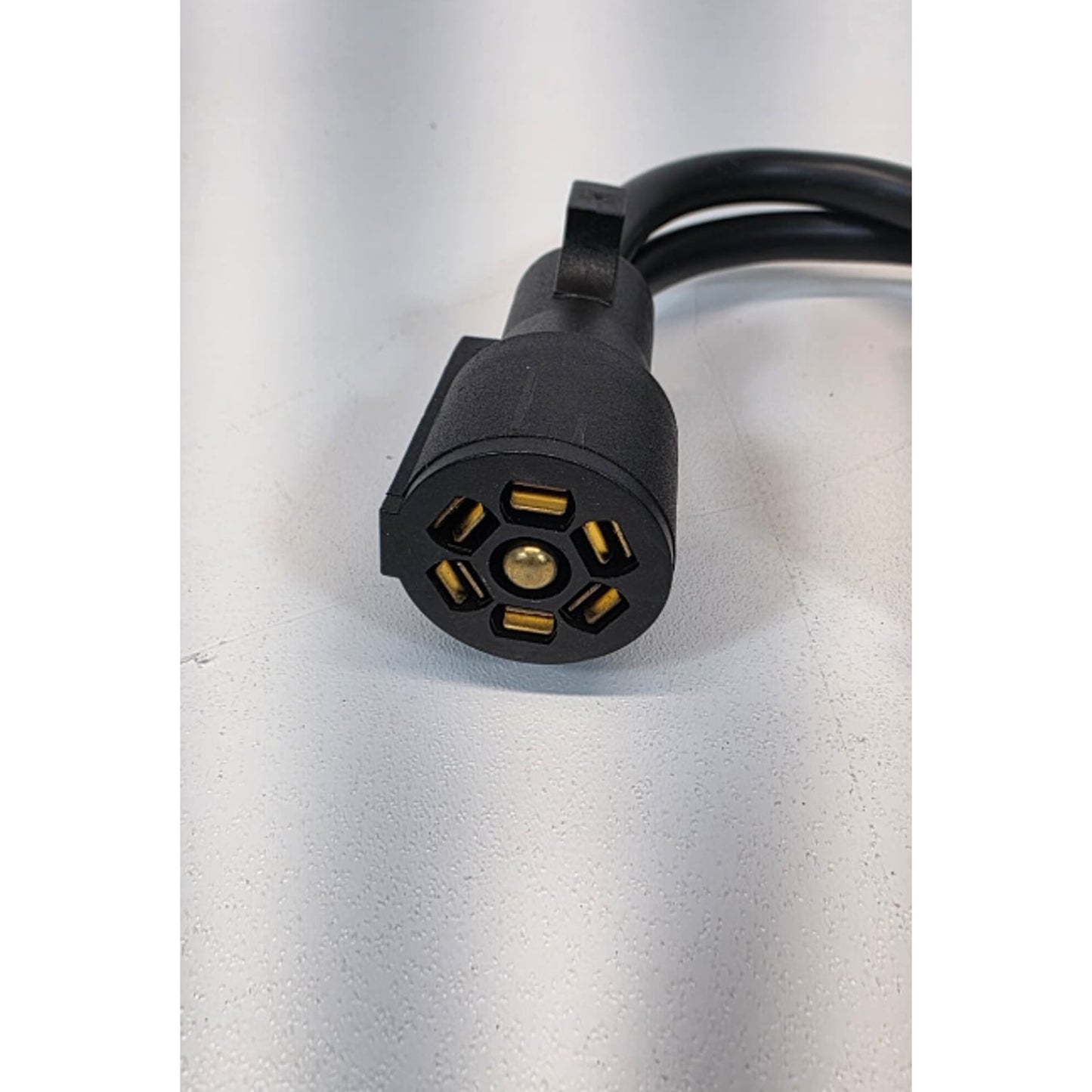 Nilight 7 Way Y Splitter Trailer Adapter 7 Pin Female to Dual Male Trailer Plug