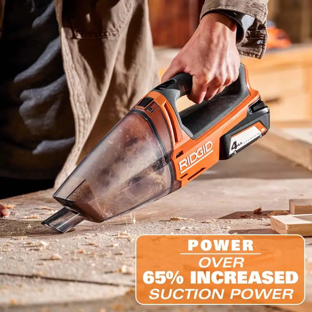 Ridgid 18V Cordless Hand Held Vacuum (Tool Only)
