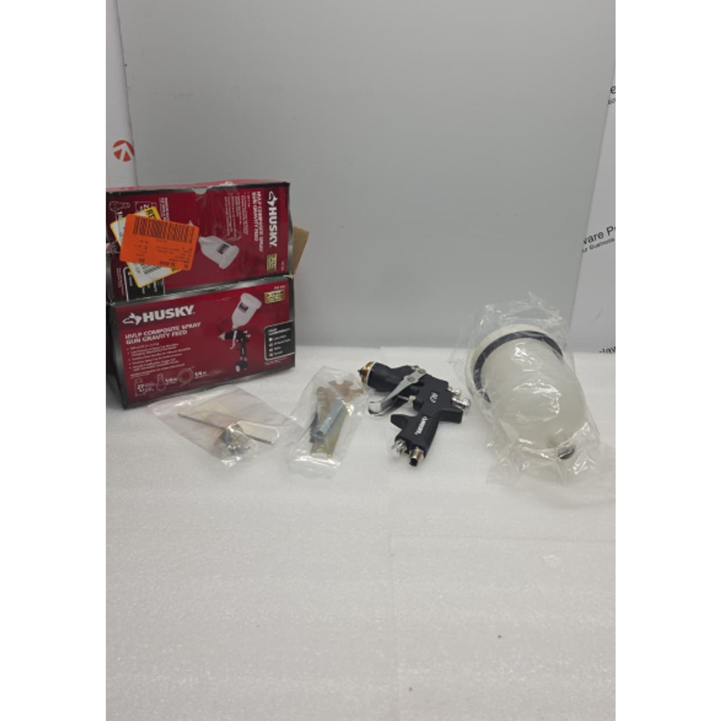 Husky Gravity Feed Composite HVLP Spray Gun