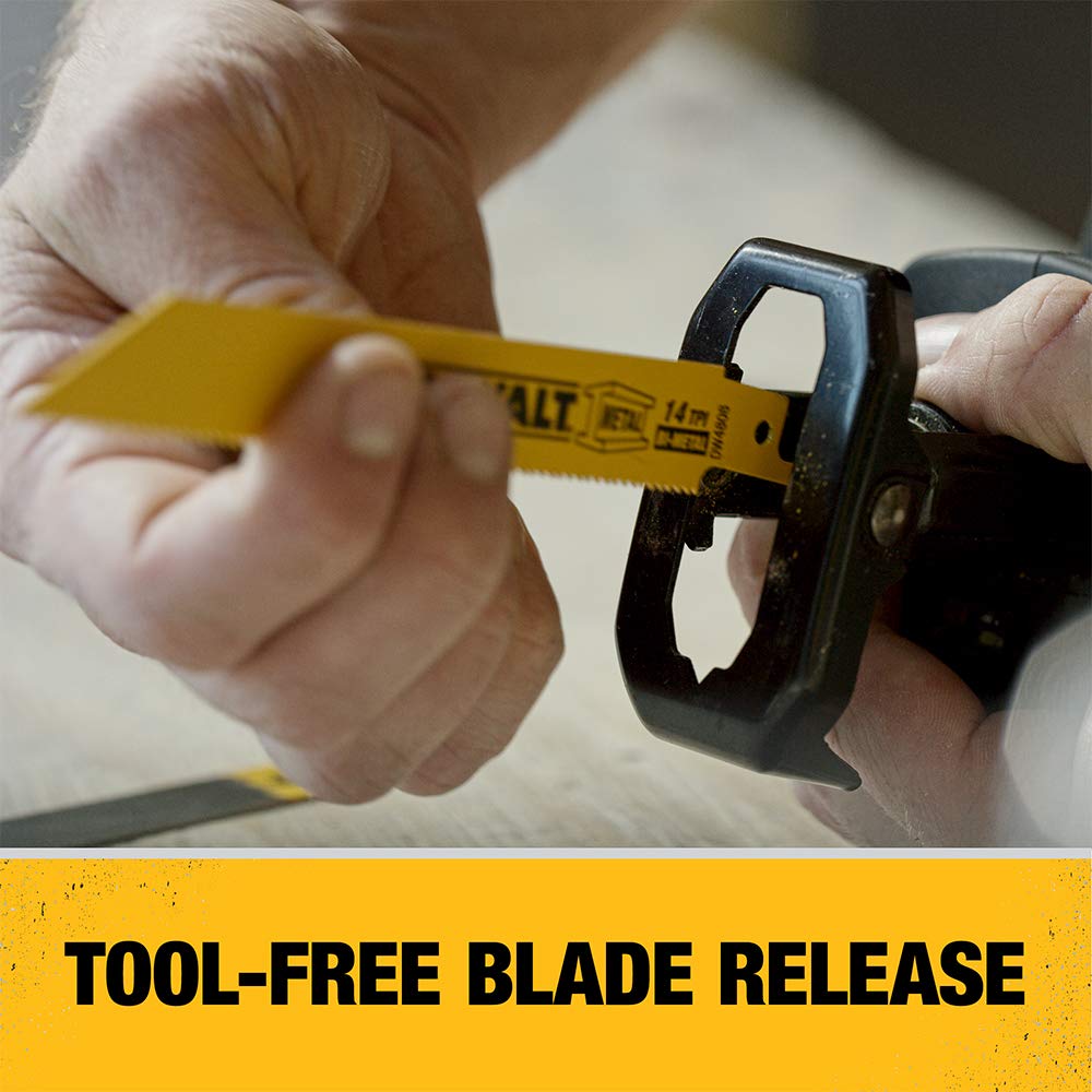 DEWALT ATOMIC 20V MAX* Reciprocating Saw, One-Handed, Cordless, Tool Only (DCS369B)