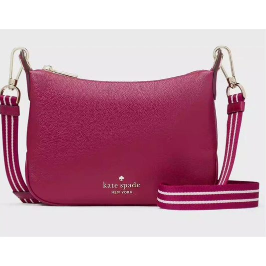 Kate Spade Rosie Crossbody Purple Leather WKR00630 Dark Raspberry NWT
