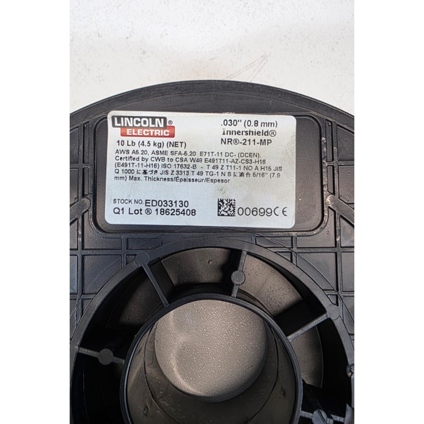 Lincoln NR-211-MP .030 Flux Cored MIG Welding Wire 10 lb. Spool ED033130