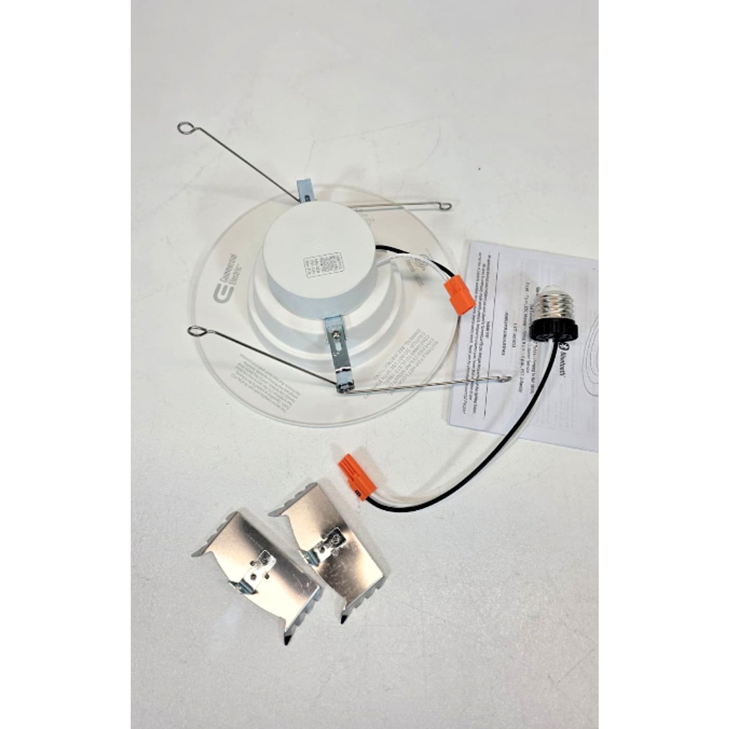 Commercial Electric 5/6in Smart LED Recessed Light Trim RGB Adjustable CCT Night