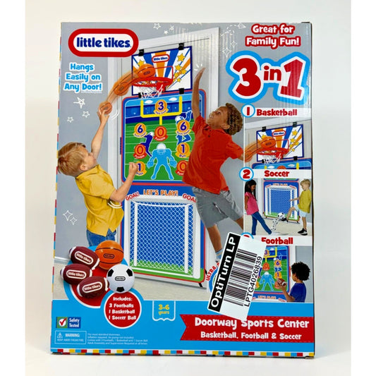 Little Tikes 3 in 1 Basketball Football Soccer Doorway Sports Center