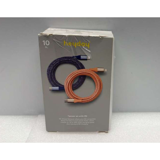10 USB-C to Lightning Braided Cable - 2pk - heyday Peach Future